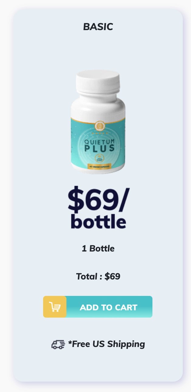 Quietum Plus 1 bottles