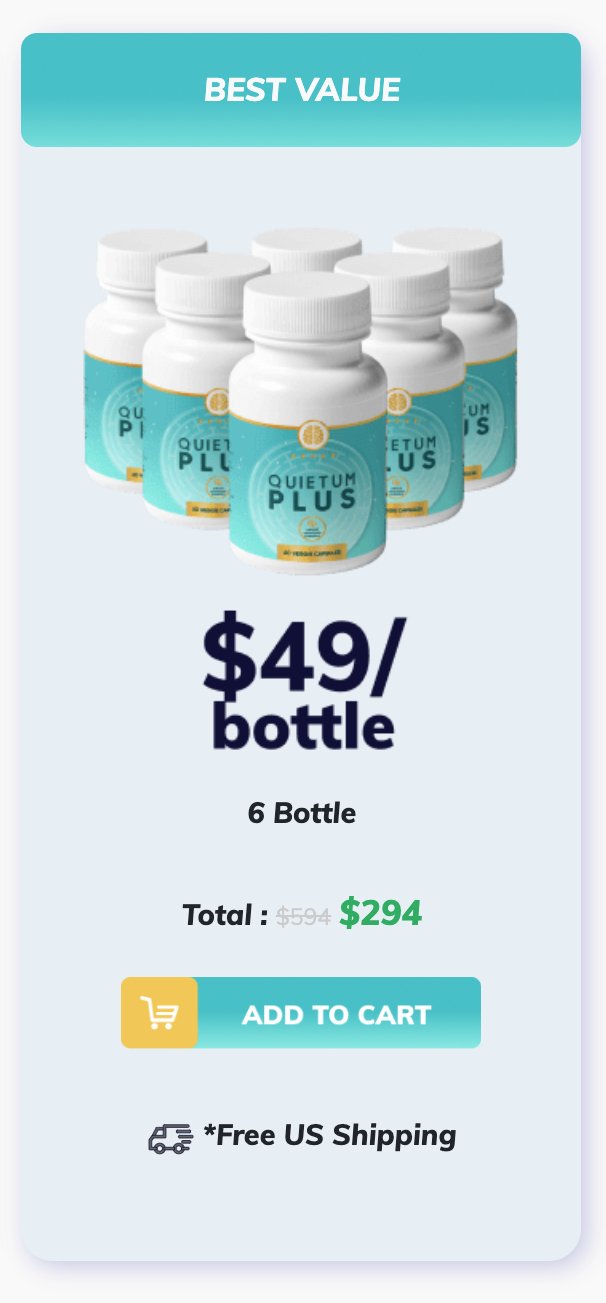 Quietum Plus 6 bottles